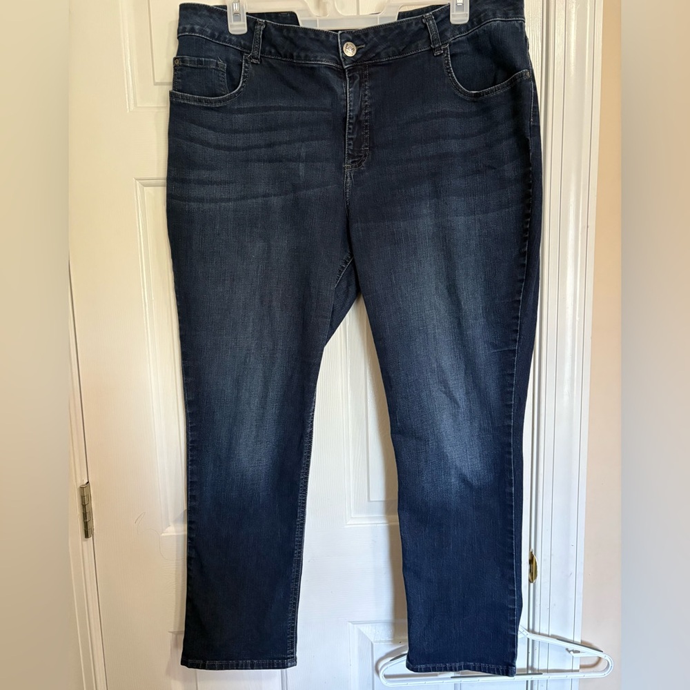 Lee Women's Straight Leg Jeans - Dark Blue